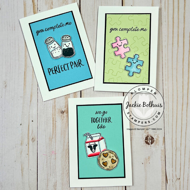 Project ideas created with the Stampin' Up! Online Exclusive products Perfect Pairs.
