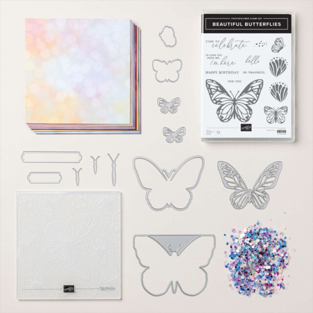 The products in the Beautiful Butterflies Suite Collection in the new Stampin' Up! Spring mini Catalog.