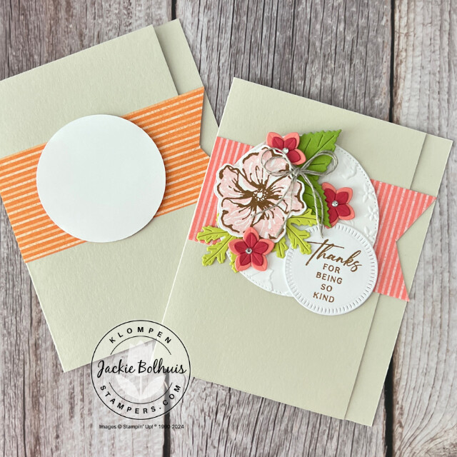 Handmade card ideas designed from using templates, created with the Stampin' Up! Happy Hibiscus Bundle.