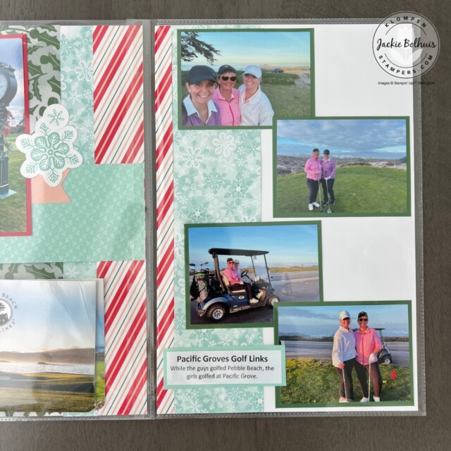 Scrapbooking flip flaps to show how to add more photos to your scrapbook.