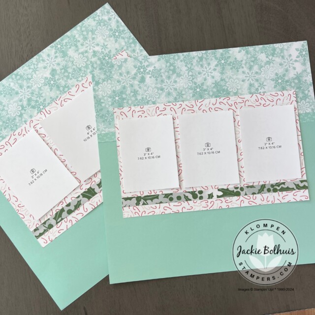 The Snow Days scrapbooking kit pages with photo placeholders on top.