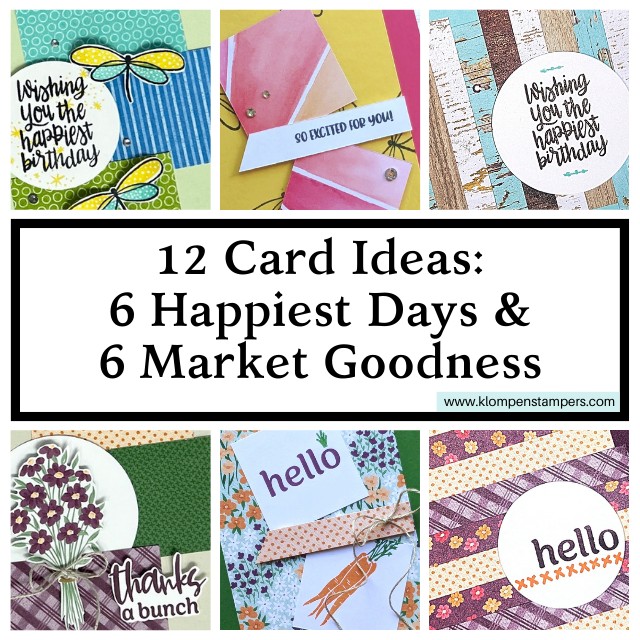 Creativity Made Simple, Volume 1 Card Making Templates, written tutorial that shows a sneak peek of six of the twelve cards in the tutorial.