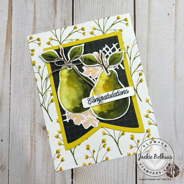 Handmade greeting card created with Stampin’ Up! Perfectly Pairs Bundle, featuring colorful layered stamped images and coordinating die cuts.