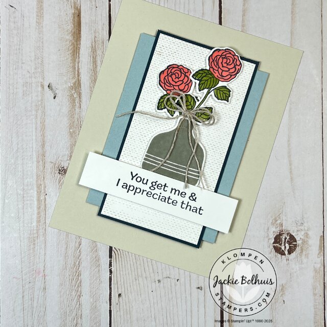 Another template-based card sample featuring the Pop-Up Petals bundle